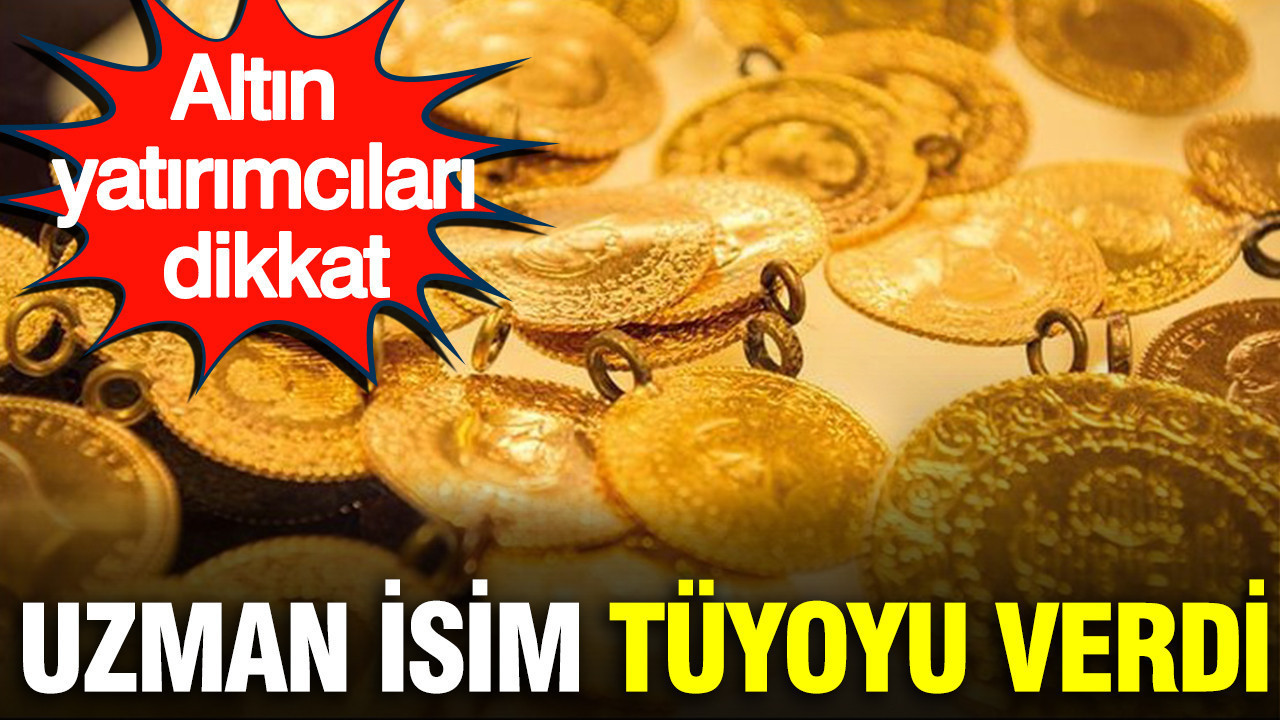 Altın düşecek mi? Uzman isim kritik seviyeyi açıkladı